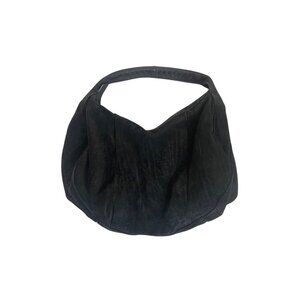 Alexander Wang Women's Black Suede Croc Embossed Hobo Bag - OS